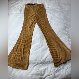 FP Movement by Free People Tan Flare Pants XS “stretchy corduroy”